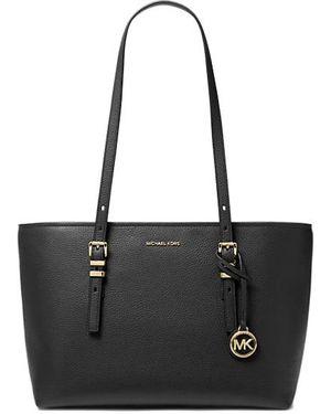 MICHAEL Michael Kors Quinn Medium Top Handle Bag - Black