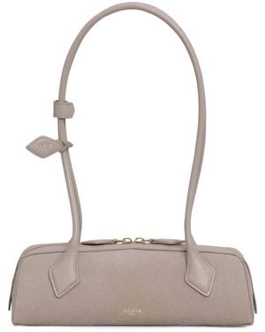 Alaïa Le Teckel Small Bi-Material Bag - White
