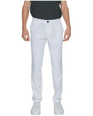 ARMANI EXCHANGE Cleanfit Casual Trousers - Blue