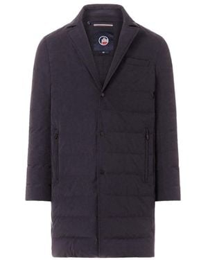Fusalp Lapel Long Sleeve Casual Jacket - Blue