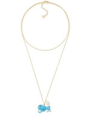Dior Crystal Sauvage Necklace - White
