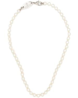 Vivienne Westwood Lobster-Clasp Necklace - White