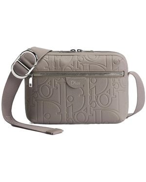 Dior Rider Zipped Messenger Bag - Grey