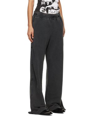 Y. Project Layered Track Trousers - Black