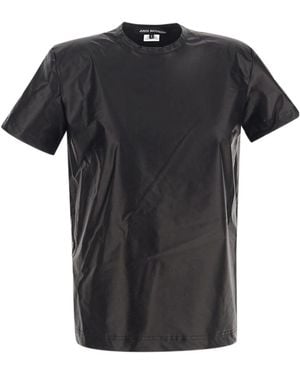 Junya Watanabe Metallic Short-Sleeve T-Shirt - Black
