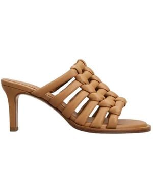 Tod's Open-Toe High-Heeled Sandals - Brown