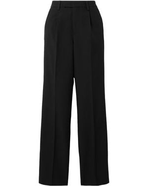 ShuShu/Tong Casual Trousers With Belt Loops - Black
