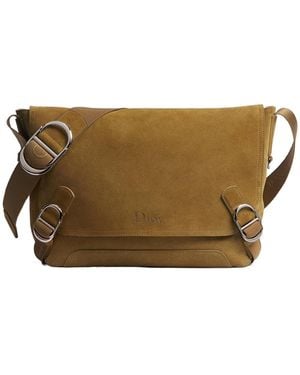 Dior Medium Jett Messenger Bag With Flap - Brown