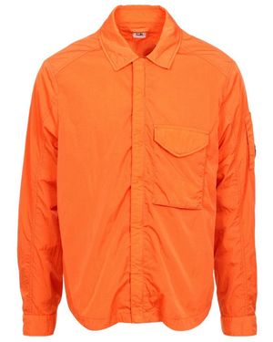 C.P. Company Shirt Collar Casual Jacket - Orange