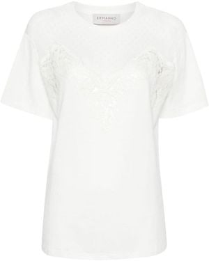 ERMANNO FIRENZE Short-Sleeved T-Shirt - White
