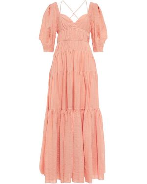 Jonathan Simkhai Sweetheart Neckline Dress - Pink