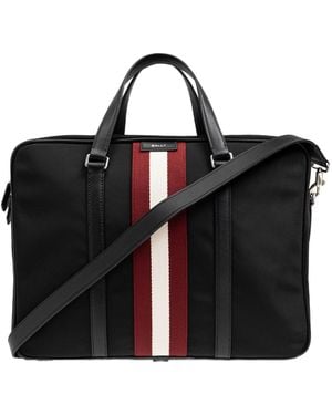 Bally Logo Briefcase - Black