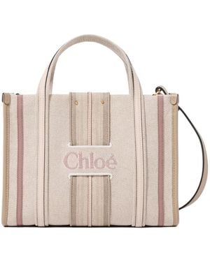 Chloé Chloé Small Woody Loop Tote Bag - Pink