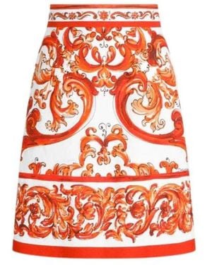 Dolce & Gabbana Miniskirt - Red