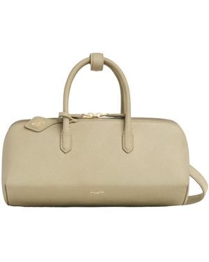 Alaïa Delta Suede Tote - Natural