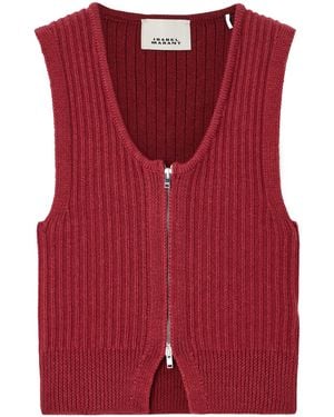 Isabel Marant Devima Vest - Red