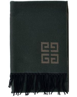 Givenchy Fringed Scarf - Green