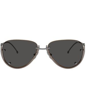 DIESEL Rimless Aviator Sunglasses - Multicolour