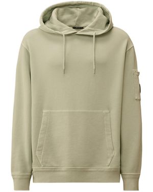 C.P. Company Lens-Detail Pocket Hoodie - Green