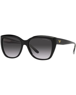 Emporio Armani Full Frame Sunglasses - Metallic