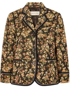 Dries Van Noten Boxy Floral Blazer - Multicolor