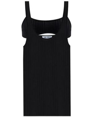 The Attico Plain Vest - Black