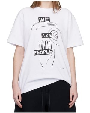 Sacai Printed T-Shirt - White