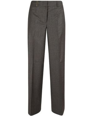 Peserico Casual Pants With Belt Loops - Gray