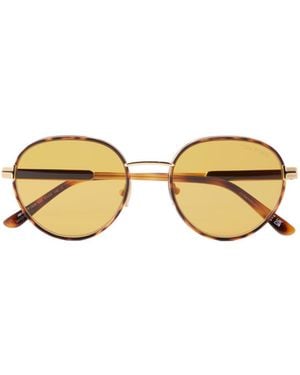 Tom Ford Vintage Roundframe Sunglasses - Metallic
