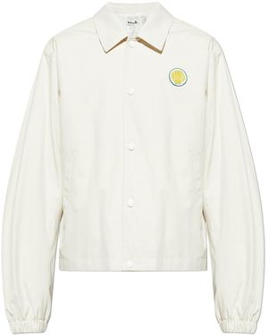 Bally Logo Patch Jacket - White