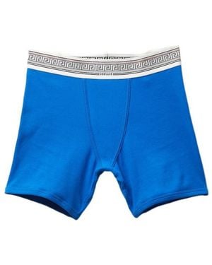 Versace Ribbed Jersey Trunks - Blue
