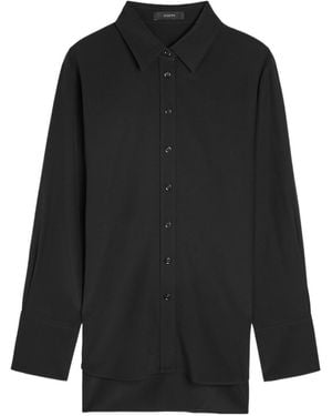 JOSEPH Joe Silk-Crepe Shirt - Black