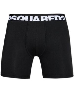DSquared² Logo Briefs - Black