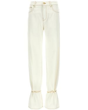 DARKPARK Belt Loop Jeans - White