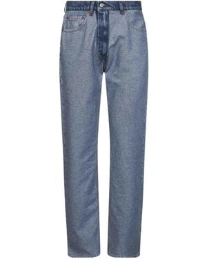 MM6 by Maison Margiela Straight Leg Jeans - Blue