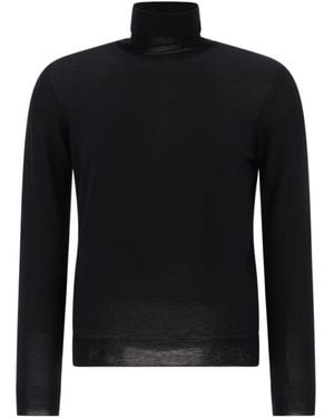 Tagliatore Mike Turtleneck Jumper - Black
