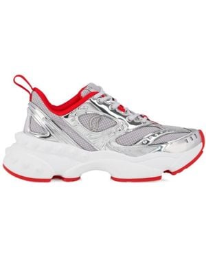 Christian Louboutin So Flo Mesh Runner Trainers - White
