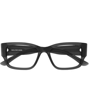 Balenciaga Eyewear Rectangle Frame Glasses - White