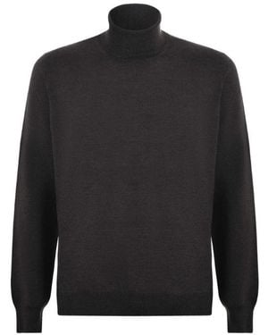 Tagliatore Miles Turtleneck Knitwear - Black
