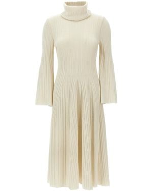 Antonino Valenti Ludmilla Ribbed Knit Dress - Natural