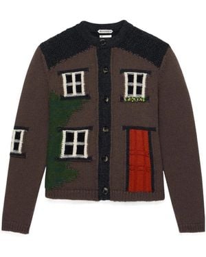 JW Anderson Jw Anderson House Button Up Cardigan - Black
