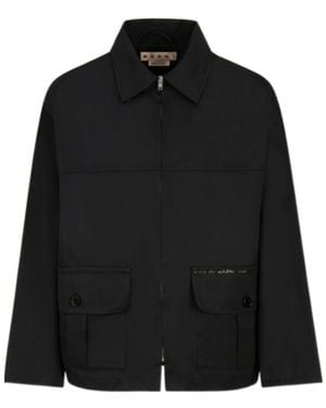 Marni Water-Repellent Taffeta Jacket - Black