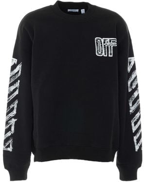 Off-White c/o Virgil Abloh Long-Sleeve Sweatshirt - Black