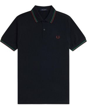 Fred Perry Short-Sleeved Polo Shirt - Black
