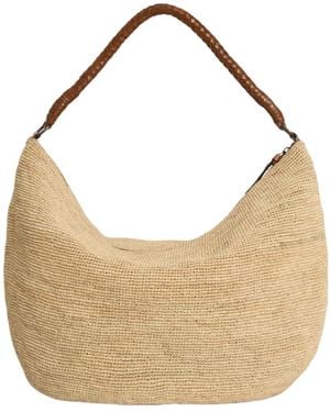 IBELIV Utopia Braided-Handle Shoulder Bag - White