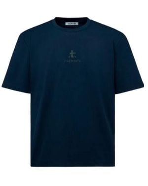 Premiata Logo-Print T-Shirt - Blue