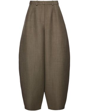 Magda Butrym Balloon-Fit Tailored Trousers - Green