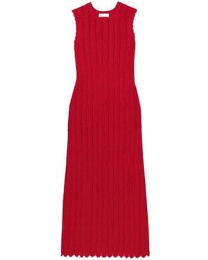 Altuzarra Knit Mid-Length Dress - Red