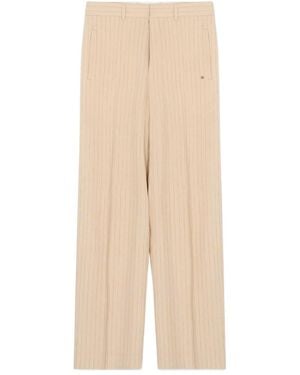 Amiri Pinstripe Tailored Trousers - Natural