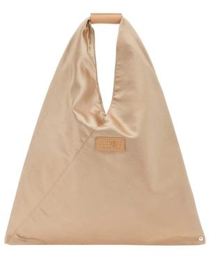 MM6 by Maison Margiela Japanese Logo-Patch Tote Bag - Natural